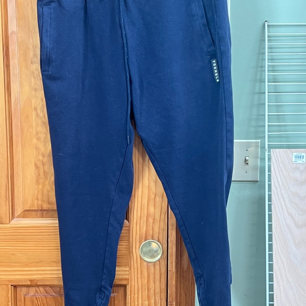 YoungLA Navy Blue Sweatpants
